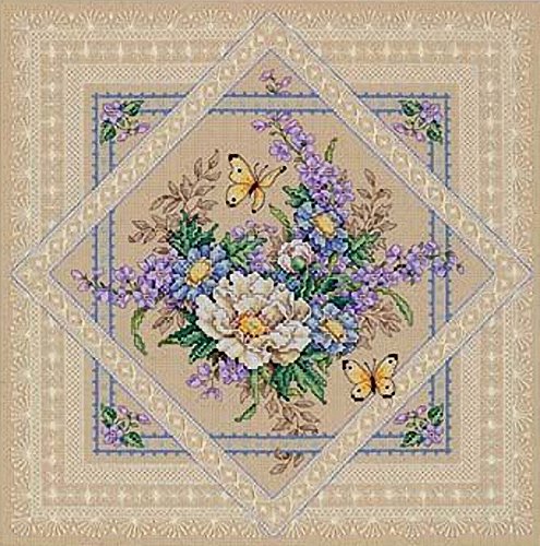 Dimensions Needlecrafts Counted Cross Stitch, Flowers And Lace