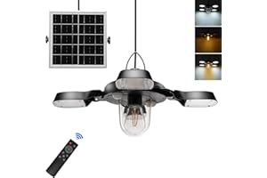 SUNNY SMILES Solar Lights Outdoor Indoor, Led Motion Sensor Lights with Remote Control, 5 Lighting Modes,Cool/Warm White,5 Modes,Waterproof Solar Shed Lights for Garage,Garden,Yard,Room,Patio,Barn,Chicken Coop