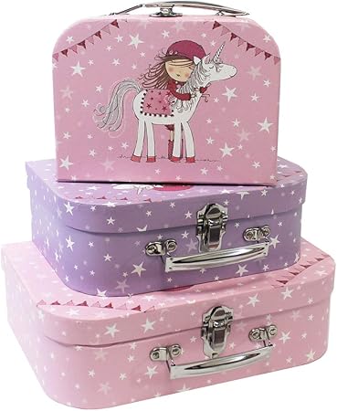 unicorn suitcase set