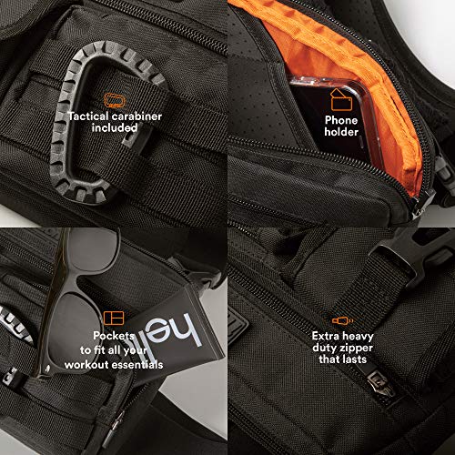 Fitdom Tactical Inspired Sports Utility Chest Pack. Chest Bag For Men