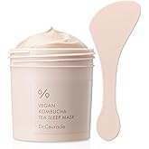 leegeehaam Dr.Ceuracle Vegan Kombucha Tea Sleeping Mask - Hydrating Overnight Face Mask with Niacinamide, Bakuchiol, Ceramide, Korean Skincare (100 g / 3.52 oz.)