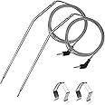 Meat Thermometer Probe Replacement for Thermopro Thermometers TP04, TP06, TP06S, TP07, TP07S, TP08, TP08S, TP09, TP09B, TP10, TP16, TP-16S, TP17, TP20, TP25, 2.5mm
