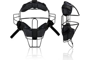 Baseball Catcher Mask Umpire Mask,Full-Face Protection Mask for Baseball,Lightweight Secure Fit Provides Maximum Protection a