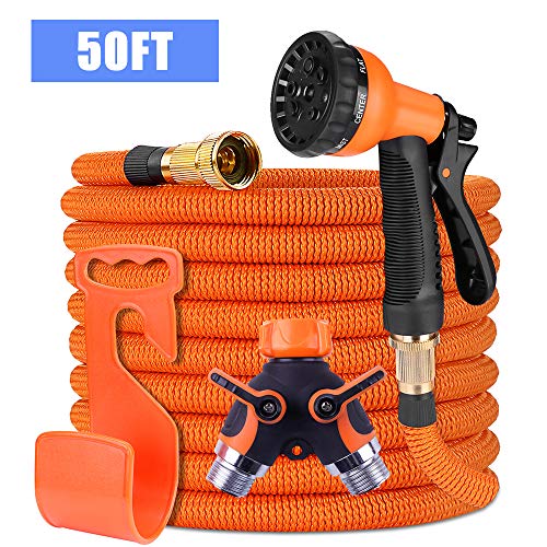 Garden Hose Expandable 50ft, Super Durable 3750D / 4Layers Strong