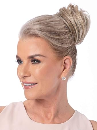 Amazon Com Honey Do Hair Bun Color Black Toni Brattin Wigs Up