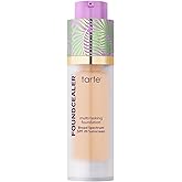 tarte Babassu Foundcealer Dewy Foundation Broad Spectrum SPF 20 Sunscreen – Foundation & Concealer in 1 with SPF, Vegan Skincare Makeup with Radiant Buildable Medium Coverage, Cruelty Free