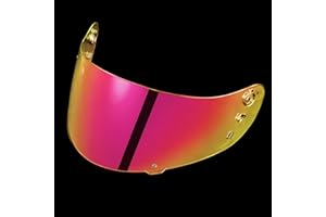 FCKBLSL ICON IC04 Airframe Pro Airmada Airform Motorcycle Helmet Shield Uv Protection Motorcycle Visor Lens Helmets Accessories (Rose Red)