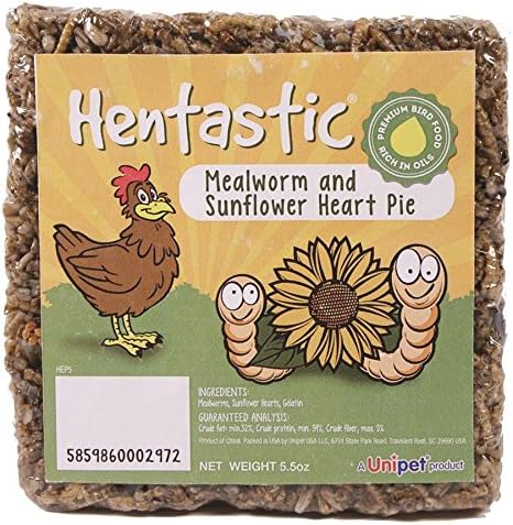 HEP5 Hentastic Mealworm and Sunflower Heart Pie