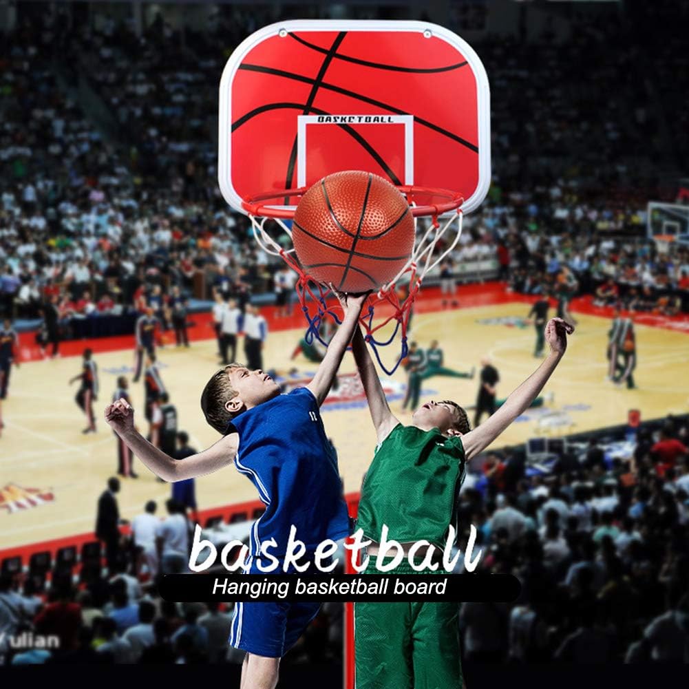 Dreamon Kids Basketball Hoop and Backboard Set,Wall Mounted with Net Ball and Pump Portable Indoor Outdoor Sport Toys for Kids: Sports & Outdoors