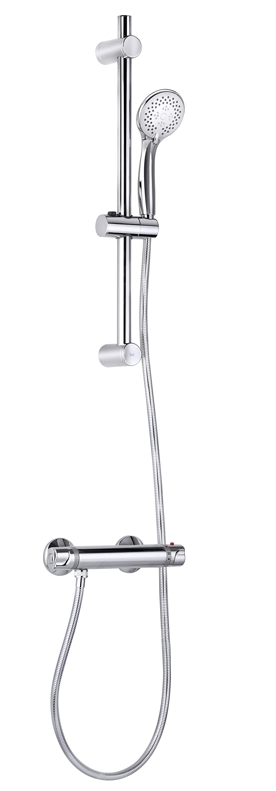 Strohm TEKA - INCA PRO Thermostatic Shower Column. Thermostatic tap, 3 Mode Shower, Anti-Twist Hose