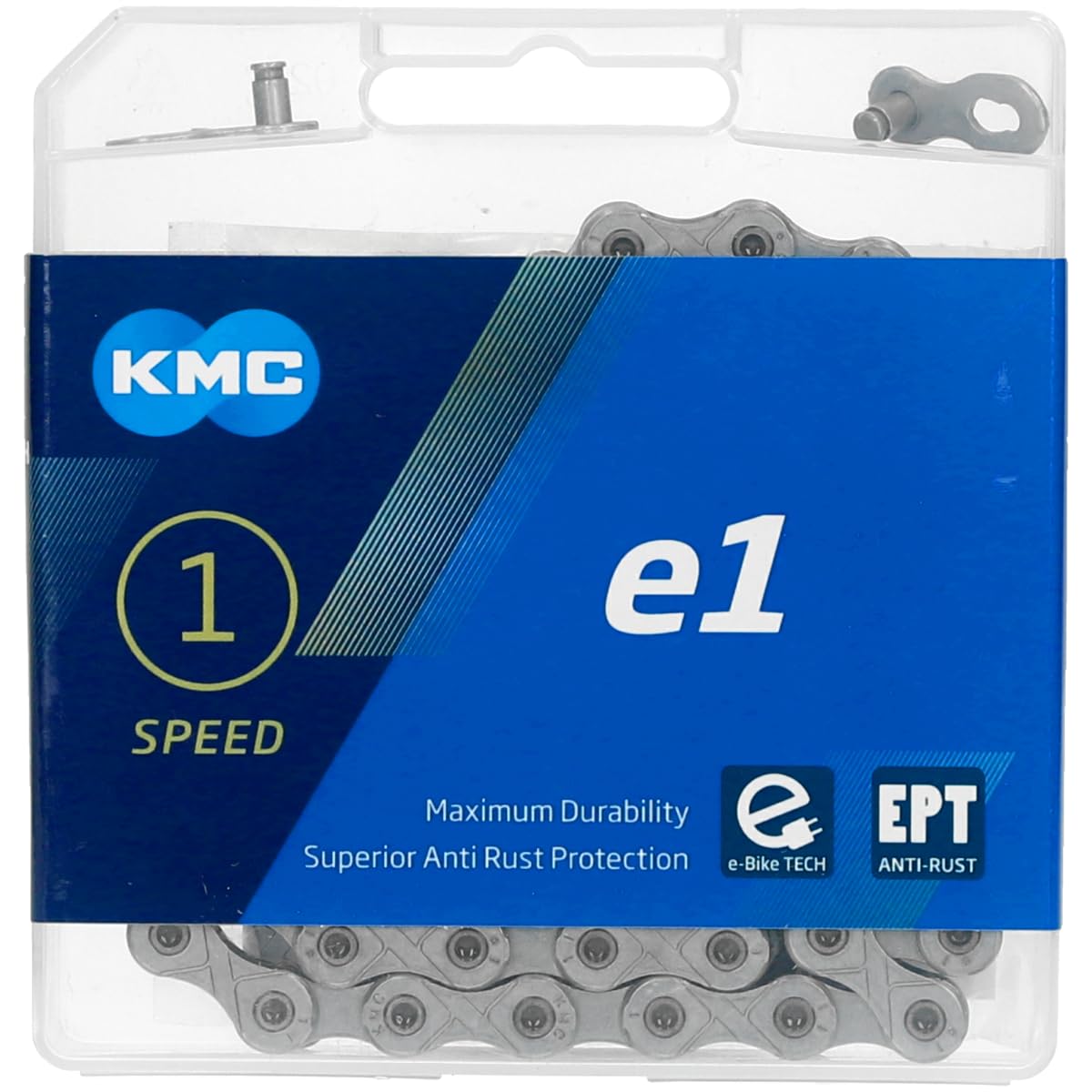 KMC Unisex's E1 Ept Chain, Dark Silver, 110 Link