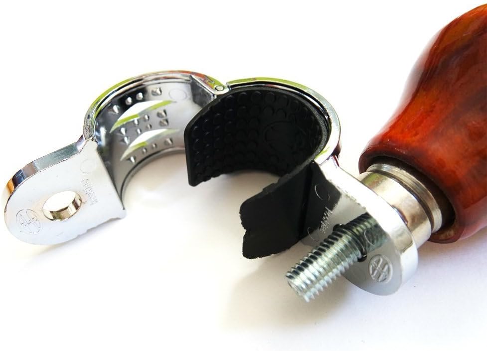 [Handicrafts using wood] Can be mounted on all models Luxury design Vehicle handle Spinner Power handle Spinner handle Car steering wheel Car accessories Spinner Knob steering knob for car: Automotive