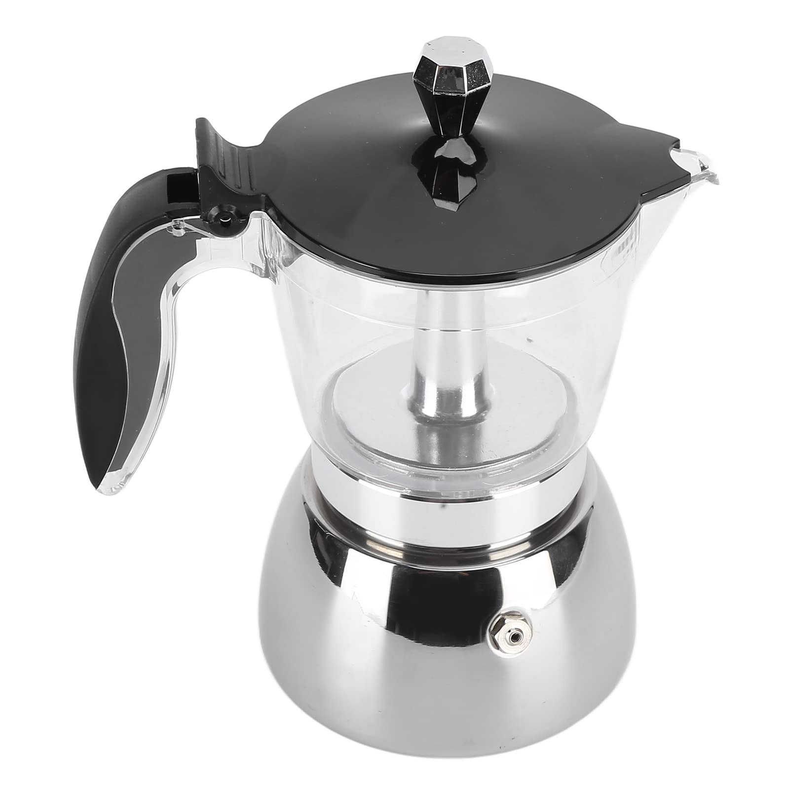 LenTLy Coffee Maker, Classic Italian Moka Coffee Maker, Modern and Stylish Electric Coffee Maker for Everyday Use