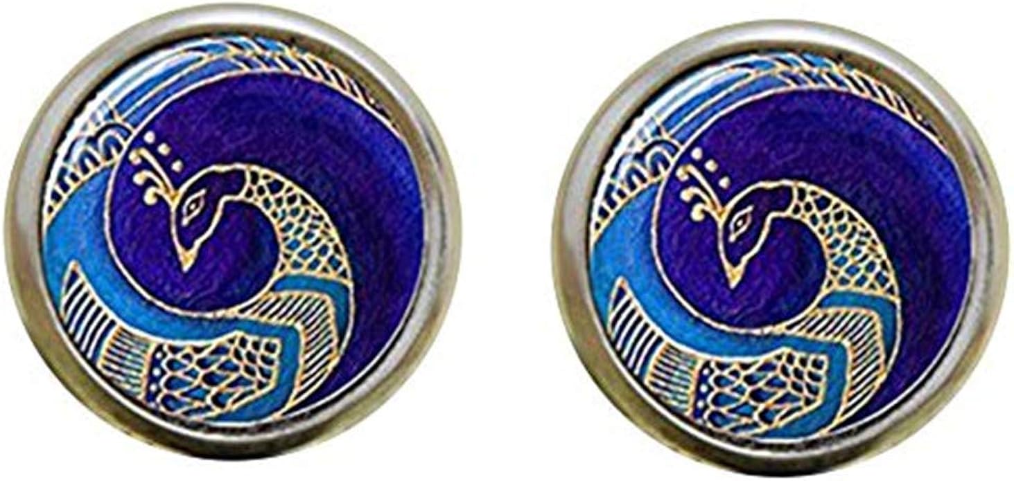 Amazon 孔雀のイヤリング 世俗的な鳥 美しい高貴な鳥のイヤリング チェーン 通販