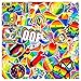 100 Pcs Rainbow Sticker,Cute Funny Sticker for Laptop and Watter Bottles Decal Sticker Pack
