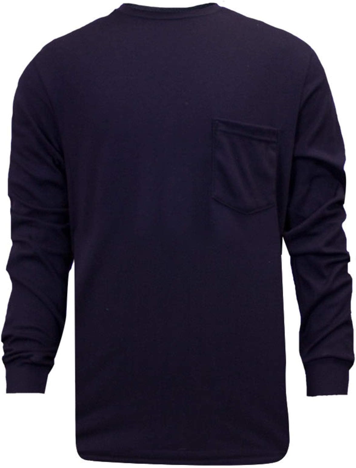 National Safety Apparel C54PILSXL FR Classic Cotton Long Sleeve T-Shirt, 100% FR Cotton, X-Large, Navy