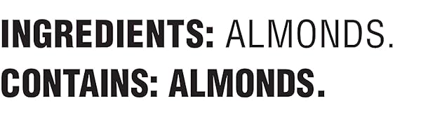 AMAZON BRAND – HAPPY BELLY WHOLE RAW ALMONDS, 48 OUNCE (PACK OF 1)