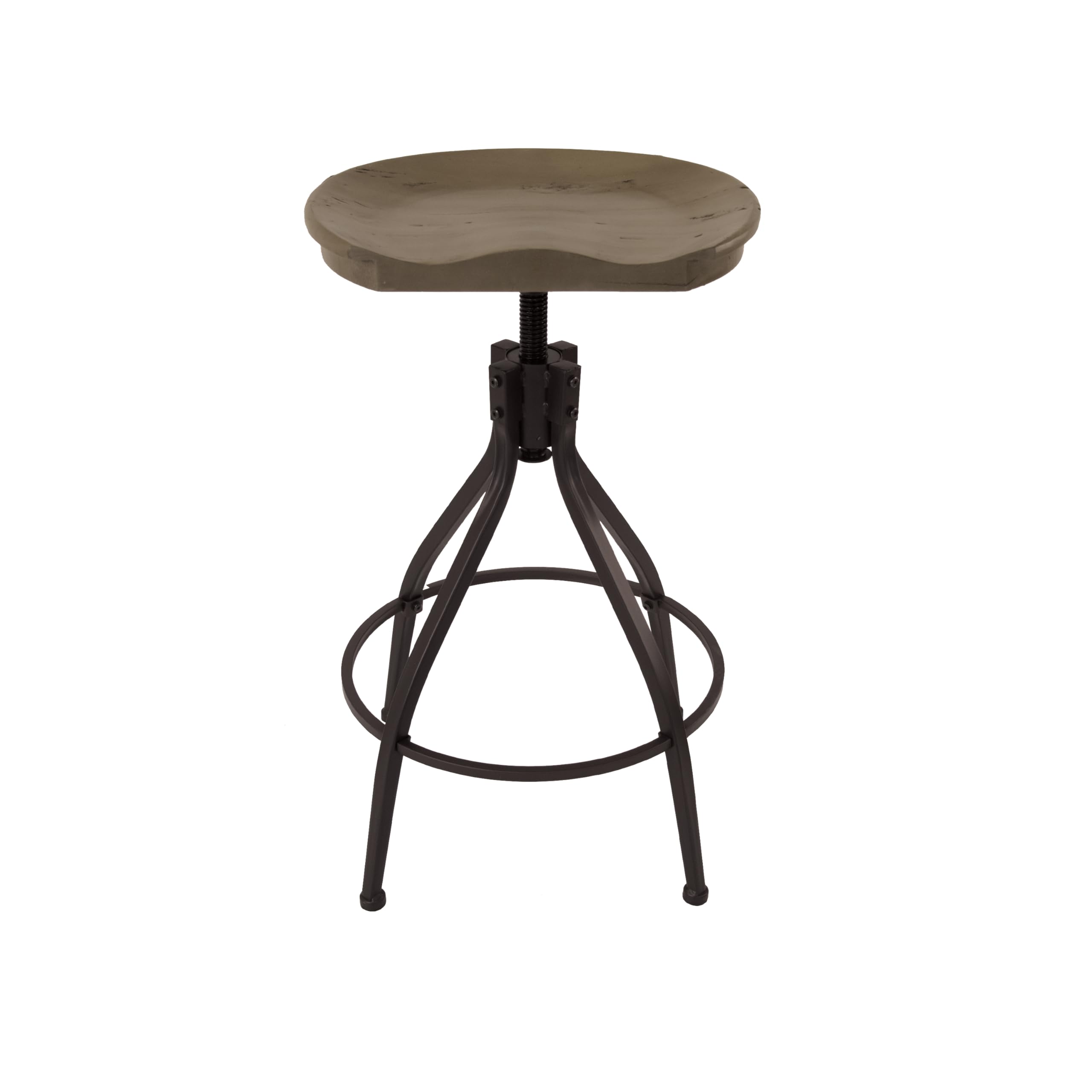 Condition photo showing New/Like New for homepop maurice backless adjustable stool, charcoal
