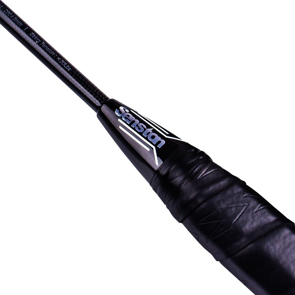 Senston Professional Woven Badminton Racket 100% Full Carbon High-Grade Badminton Racquet Including Racket Cover Black Color : Sports & Outdoors