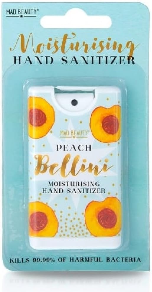 Happy Hour Cocktail Moisturising Hand Sanitizer Spray (peach bellini)