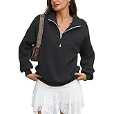 EasyGala Womens Oversized Quarter Zip Sweatshirts Fleece Half Zipper Pullover Tops Fall Fashion Outfits Clothes 2026