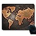 Apottwal Mouse Pad,Vintage Black World Map Decorate Gaming Mouse Pad,Non-Slip Rubber Base Mousepad for Laptop Computer,Mouse Pads for Wireless Mouse,Desk Dad Desk Decor with Design