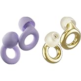 Loop Earplugs Day &amp; Night Bundle (2-Pack) Quiet 2 + Experience 2 | Reusable Ear Plugs for Sleep, Noise Sensitivity, Music &amp; More | 24 dB/18 dB Noise Reduction