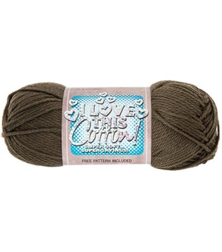 I Love This Cotton Yarn - French Lilac Color, 3.5oz 180 Yards Medium Weight