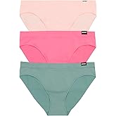 Bonds womens Seamless Icons Hipster Underwear in Stretchy Mid Rise Fit for Women, 3-pack