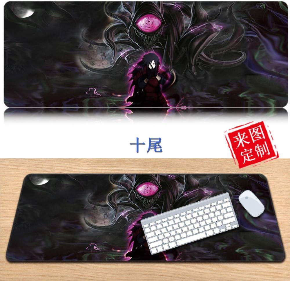 Mouse Pad One Piece Naruto Anime Mouse Pad PC Gaming Computer Mousepad Large Desk Mat,90x40x0.3cm