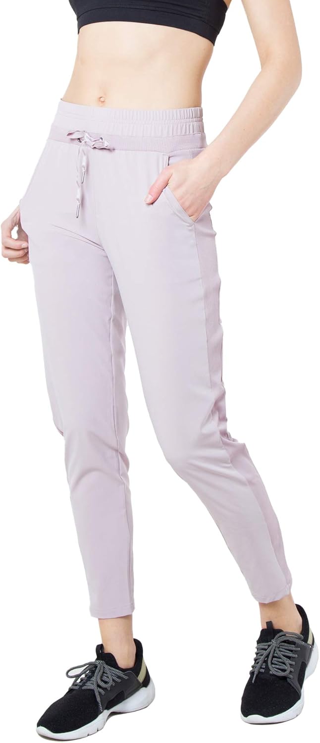 Amazon.com: Kyodan Womens Lightweight Elastic Waist Jogger Pants: Clothing