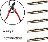 5 Pcs Garden Pruner Replacement Volute Springs for Secateurs view 5