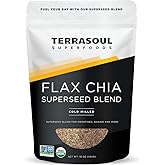 Terrasoul Superfoods Organic Flax Chia Blend, 16 oz - Superseed Boost for Energy &amp; Wellness