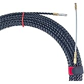 Ninja Fish Tape Polyester 3 Core Braid Pulling Fish Tape with Changeable Leader Tip (50ft)
