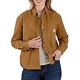 Carhartt Womens Rugged Flex® Loose Fit Heavyweight Duck Overshirt