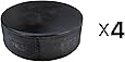 A&R Sports Ice Hockey Practice Puck, Black - 4 Pack
