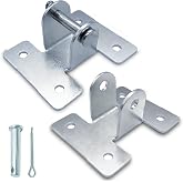UYGALAXY 2 PCS Linear Actuator Mounting Brackets, Silver Heavy Duty Metal Mounting Brackets for Linear Actuator (H-Shape)