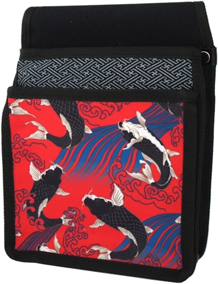 'IKIDUKUSHI' Waist bag carp pattern, Japanese tools accessory