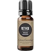 Edens Garden Vetiver Essential Oil- 100% Pure Premium Grade, Undiluted, Natural, Therapeutic, Aromatherapy, The Best for Diffuser, Skin, Humidifiers, Kid Safe 10 ml (.33 fl oz)