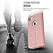 iPhone 7 Case, iPhone 7 Wallet Case, WWW [ Mirror Series] RFID-Resisting PU Leather Case Kickstand Flip Case with Card Slots and Mirror for Apple iPhone 7 Rose Gold