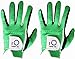 Premium Rain Grip Men's Golf Gloves 1 Pair, Hot Wet Weather No Sweat Glove for Serious Feel & Performance, Left Right Hand Black Gray White Blue Fit Size S M L XL 2XL 3XL (Dull Black, M/Large)