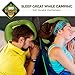 Gypsys Cart Travel Camping Pillow. Ultralight and Ultra Compact Inflatable Cushion Provides You with A Great Night’s Sleep When On The Road Or Trails. Carrying Case Included