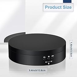 Hicarer Rotating Display Stand 360 Degree Motorized