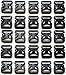 Plastic Buckles 1.5 Inch (25 pcs) - 2 Ways Flat Side Quick Release for Webbing, Fasteners Strap, Harness, Nylon Webbing. (NO SEWING). FREE with 1 Strap 60