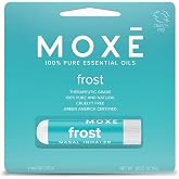 MOXE Frost Refreshing Scent Nasal Inhaler Stick for Breathing Support 1PK | Alleviate Headaches, Boost Focus &amp; Energy, Aromatherapy with Peppermint, Eucalyptus, &amp; Wintergreen 100% Essential Oils, 1 PK