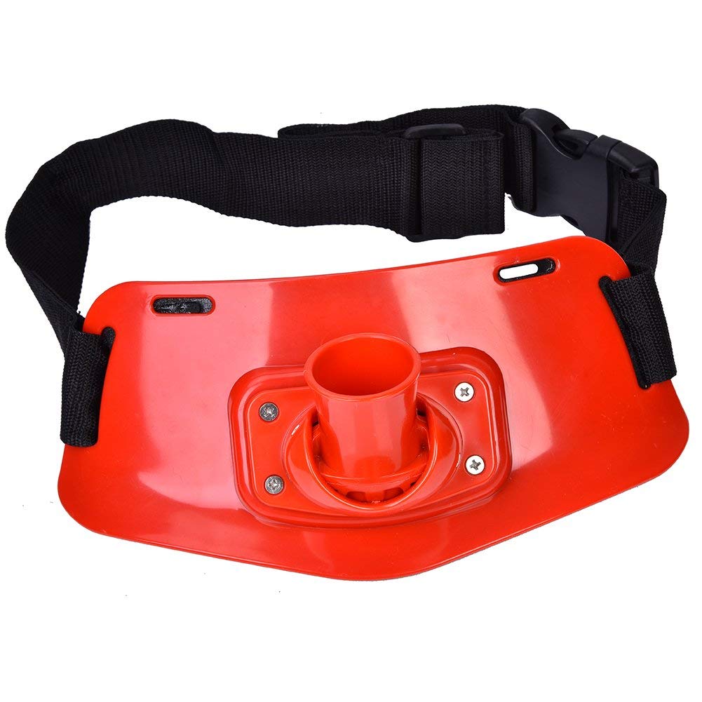 Fishing Rod Holder Adjustable Fishing Fighting Belt Stand Up Fishing Holder Rod Racks Holder Belt for Fishing(Red) Sportinggoods Fishing Rod And Its Accessories