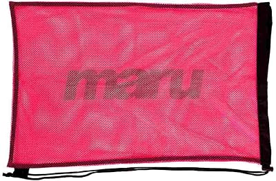 MARU Mesh Bag for Swimming Equipment Pink Lightweight Breathable Drawstring