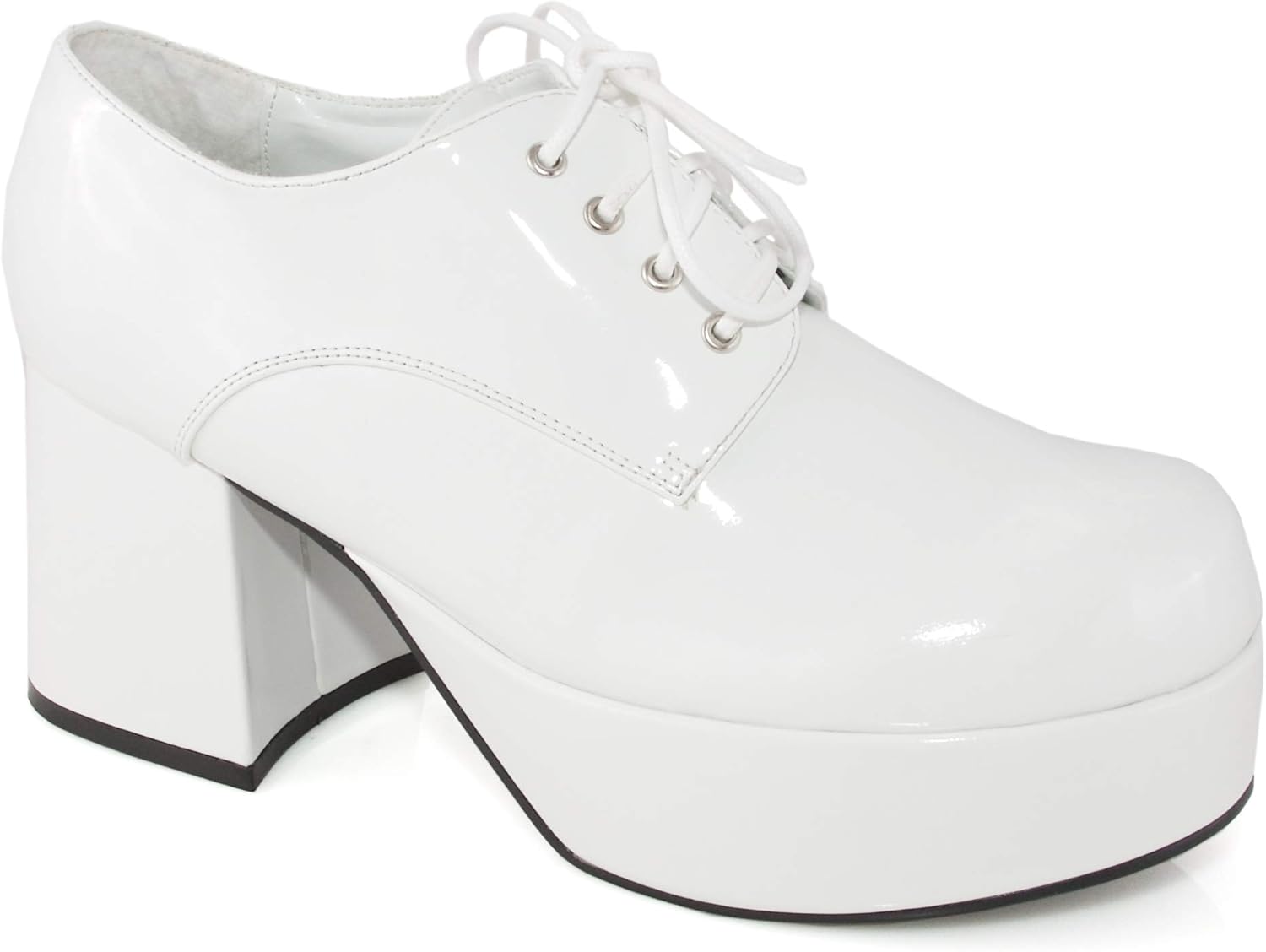 Ellie Shoes Men�s Platform, White, XLarge