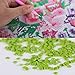 DIY 5D Diamond Painting by Number Kit, Full Drill Round Crystal Rhinestone Embroidery Cross Stitch Home Wall Décor Art Craft Canvas,Butterfly,15.75 x 11.81 inch
