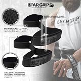 BEAR GRIP Premium Figure 8 Lifting Straps (Pair) Black view 3